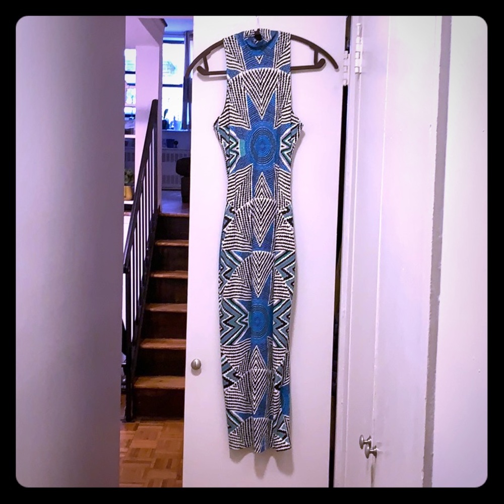 Mara Hoffman ponte turtleneck dress